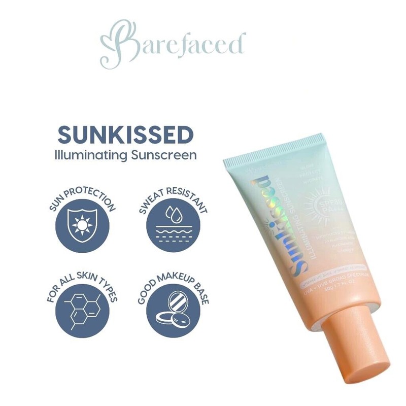 Barefaced Sunkissed Illuminating Sunscreen SPF 30 PA+++ 50g