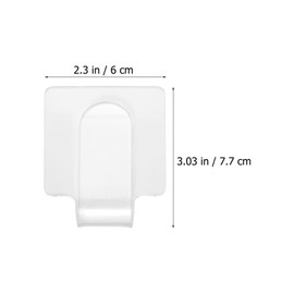 Healeved Acrylic Handheld Makeup Mixing Palette Set of 2 with Spatulas for Salon Use and Cosmetic Mixing for Nail Art and Foundation Blending