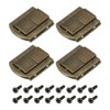 sourcing map 4Pcs Toggle Catch Lock, 1.22" x 0.98" (LxW)