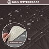 TAOCOCO 100% Waterproof Oversized Loveseat Recliner Cover, Non Slip Split