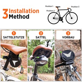 COTOP 2 m Bicycle Tow Rope for Children, 120 kg Load Capacity Pull System for Children and Adults, with Shock-Absorbing Safety Spring, Universal for All Handlebars Including E-Bike and MTB