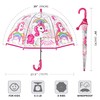 RONIARE 2 Pack Kids Clear Umbrellas for Rain Dome Bubble
