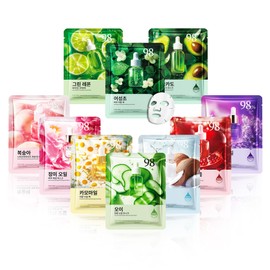 10PCS Facial Sheet Mask Kit, Deep Hydrating Face Mask for Women Men, Soft Non-greasy Long Lasting Moisturizing Face Sheet Masks Gift Set for All Skin Types 07