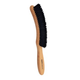 Hat Brush, Brush for Cleaning Felt Hats, Ideal Hat Accessory for Hat Care for Felt Hats, Wooden Clothes Brush for Hats, Made in Germany (Black)