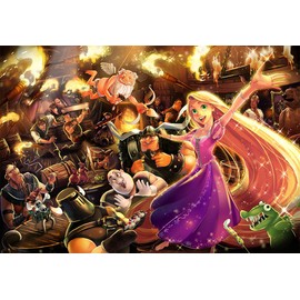 1000ピース ジグソーパズル 塔の上のラプンツェル 誰にでも夢はある(51x73.5cm)