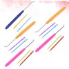 Tofficu 15pcs Knitting Loom Crochet Hooks Crochet Tools Knitting Kit