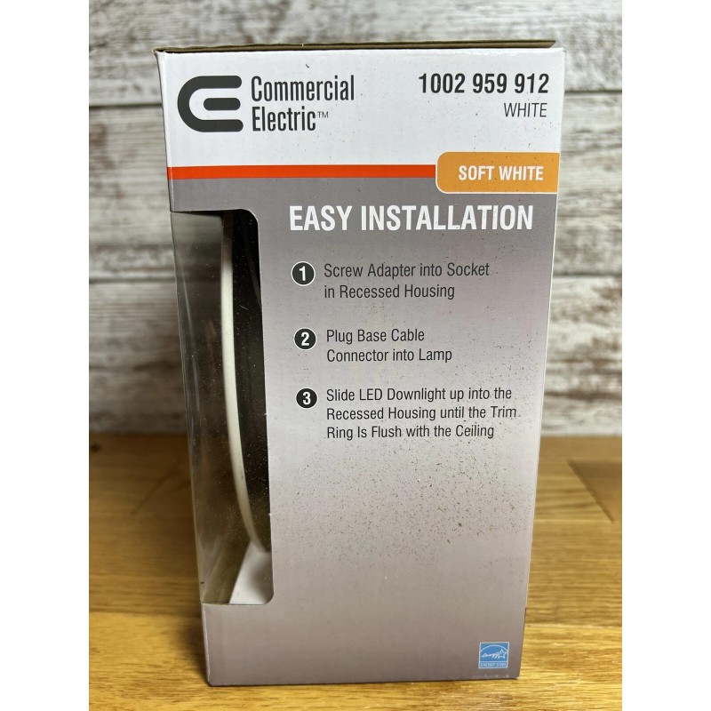 Commercial Electric 6 inch 3000K Soft White Integrated LED Recessed