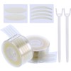 TecUnite 1200 Pieces Invisible Double Eyelid Tape Instant Lift Double