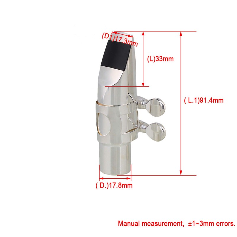 Bstinay Alto Sax Mouthpiece with Ligature and Cap for E