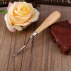 Bent Latch Hook Crochet Needle Latch Hook with Wooden Handle
