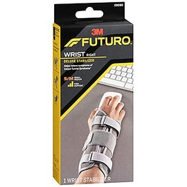 FUTURO Deluxe Wrist Stabilizer Right Hand Small-Medium 1 Each (Pack of 3)
