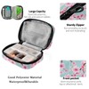 Fustylead Fustylead Pink Cherry Flower Pill Organizer Travel Portable Zipper