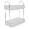 Double Layer Makeup Stand Modern Light Luxury 2 Tier Makeup