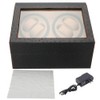 YIYIBYUS AC 100-240V Watch Storage Display Box,4+6 Automatic Watch Winder