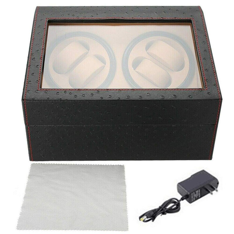 YIYIBYUS AC 100-240V Watch Storage Display Box,4+6 Automatic Watch Winder