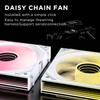Jungle Leopard Interstellar V2 120mm PC Case Fans,Reverse Blade, Infinity