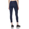 Danskin Women's Double Brushed 7/8 Leggings, Neo Navy, Medium