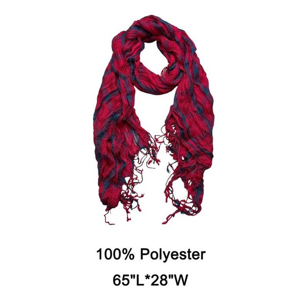 CaliBe Fashionable Lightweight Scarf for Women - $1.64 Each -