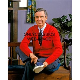 OnlyClassics Mister FRED Rogers 8X10 Photo Children Neighborhood Trolley Television Show 5137