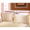 Dehman 2xSilky Soft Satin Standard Pillow Cushion Cover Pillowcase Bed