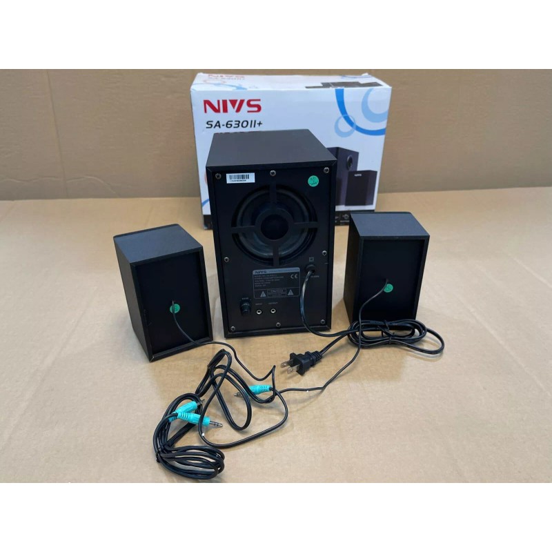 NIVS SA-630II+ 2.1 CH Subwoofer Multimedia Speaker System (Brand New)