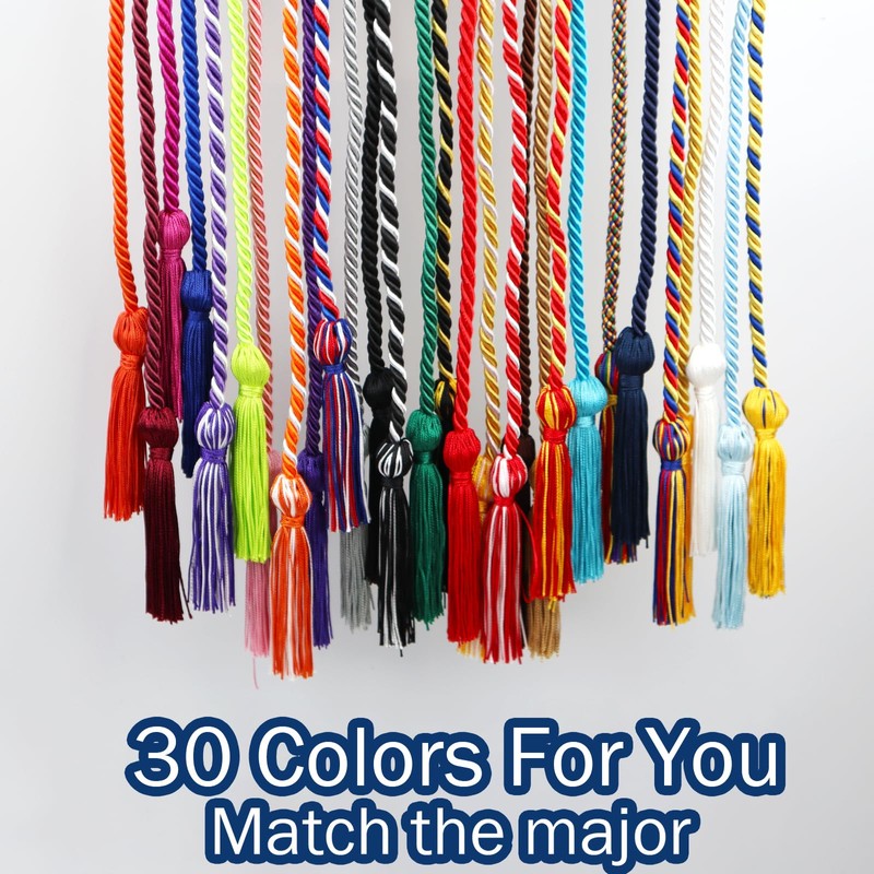 Graduation Honor Cords 68“ for College Graduation Students (Maroon-Gold)