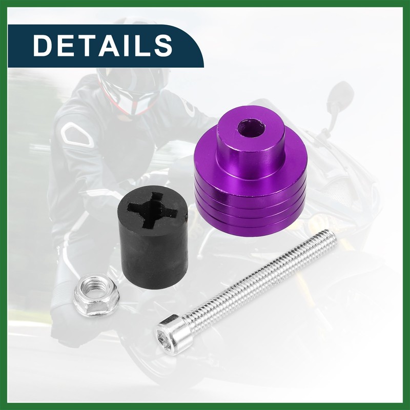 Motoforti Motorcycle Handlebar End Plug Aluminum Alloy 7/8" 22mm 30mm