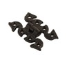 Vibe Black Antique Butterfly Hinges Black Country Foundry - Pair