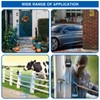 Infrared Sensor Doorbell Solar Driveway Alarm Strobe Light Outdoor Security