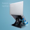 R-Go Riser Ergonomic Laptop Stand with Document Holder - Folding