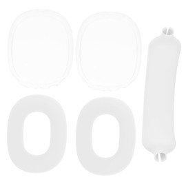 TEHAUX 1 Set Headphone Ear Cushion Replacement Hairband Cover Compatible with Airpods Max Material for Comfort Lightweight Design Protective Barrier Against Wear and Tear