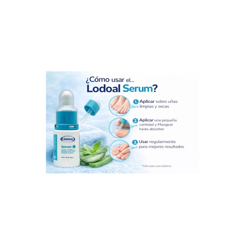Sérum Hidratante Fortalecedor De Uñas Lodoal,20 ML