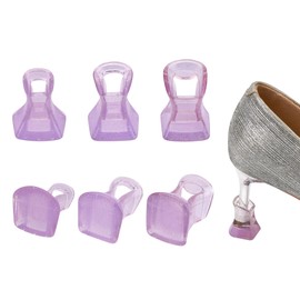 Biiange High Heel Protectors, High Heel Protectors for Stiletto Caps, Noise Reducing Non-Slip Heel Caps, for Weddings, Races, Formal Occasions and Events(3Pair)