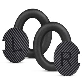 Replacement Ear-Pads Cushions for Bose QuietComfort QC-35 QC-35-ii QC-25 QC-15 QC-2 Headphone, Ae2/Ae2i/Ae2W SoundLink SoundTrue Around-Ear, with Softer Protein Leather (Balac)