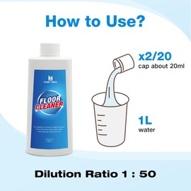 Floor Cleaning Concentrate for Mops Compatible with Roborock,Tineco, iRobot,Dreame,Ecovacs,Shark,Bissell,etc. For Hardwood and Multiple Surfaces,Non Toxic and Residue-Free(Citrus)