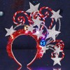 Kilshye - Diadema de Navidad con diseño de estrella iluminada