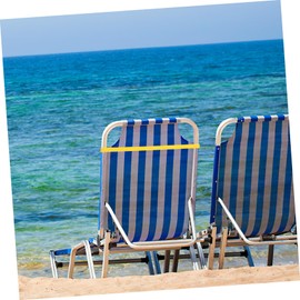 CAXUSD Beach Accessories Kit 6pcs Elastic Towel Straps Durable Clips for Beach Chairs Cruise Ships