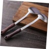 Mikinona Stainless Steel Kitchen Spatula Spoon Soup Ladle for Chinese
