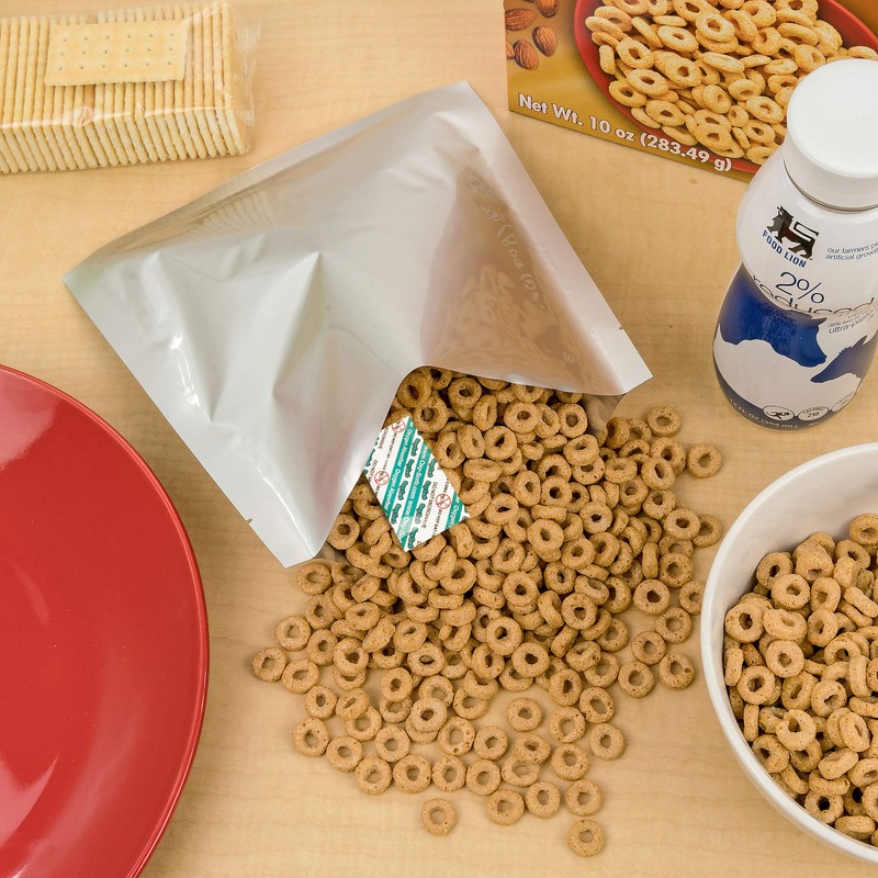 Oxy-Sorb 100cc Oxygen Absorbers for Food Storage 100 Packs, Preserving