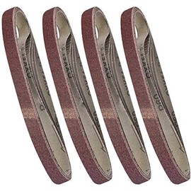 20 Mixed Grade Sanding Belts to fit for the Black & Decker Powerfile 10mm x 330mm,40,60,80,120 Grit