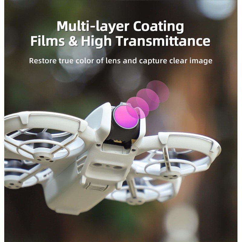 MotuTech Filter for DJI Neo 4 Pieces Multilayer Drone Accessories