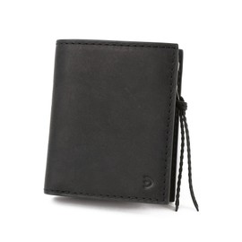Baggy Port BP-ZYS2415 Men's Bi-fold Wallet, Genuine Leather, Black