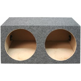 American Sound Connection H212 2 x 12-Inch Deep Angle Round Sub Box (Dual)