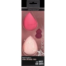 Japonesque Perfect Complexion Pink Sponge Trio