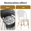 FAMMOM Wicker Repair Material， Flat Synthetic Rattan Weaving Material Plastic