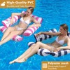 TUXUNQING Inflatable swimming bed, inflatable water hammock, air mattress pool,