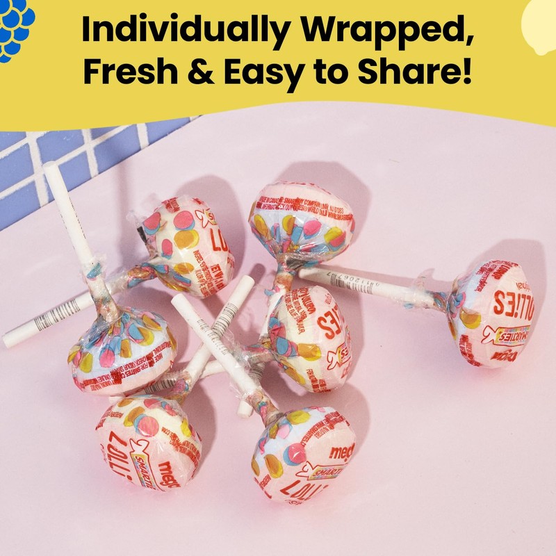 Smarties Lollies Mega - Gluten Free, Peanut Free, Fat Free