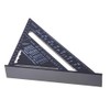 TOOLSTAR Triangle Ruler 12 Inch Aluminum Alloy Triangle Ruler Protractor
