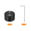 sourcing map 6 Pcs Aluminium Potentiometer Knobs, 1/4" (6mm) Universal