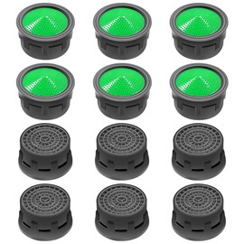 WELANE Faucet Aerators, 12 PCS Water Tap Aerators Replacement Parts Insert Aerator for Bathroom, Kitchen